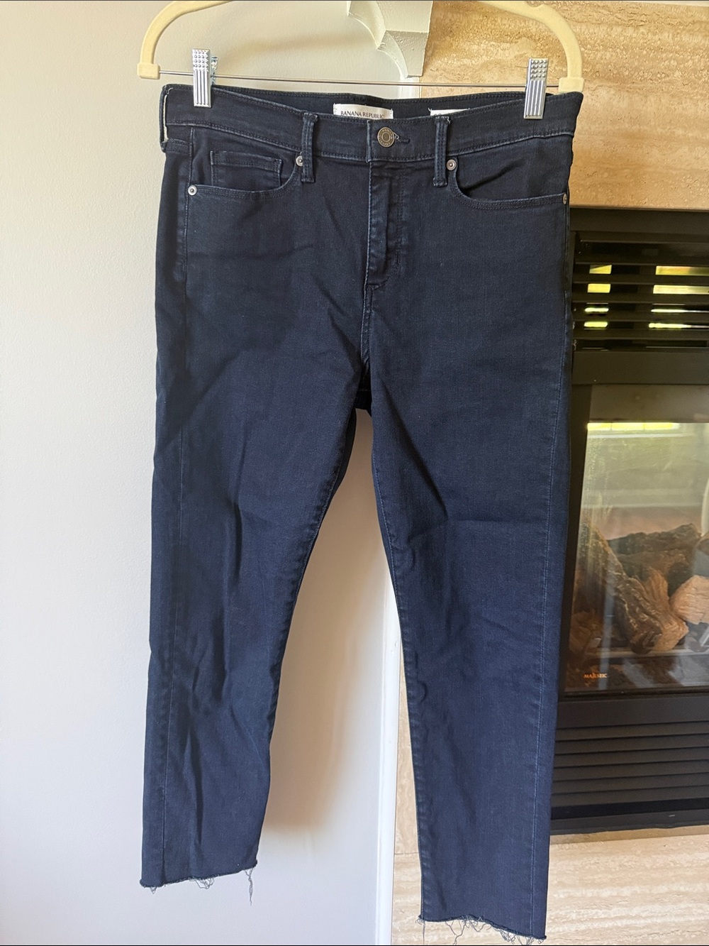 Banana Republic Women Skinny Ankle Jeans in Navy